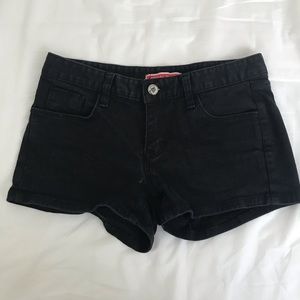 Women's Black Denim Shorts from Paprika
